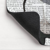 Boston Terrier mit Rose im Mund Mousepad (Ecke)