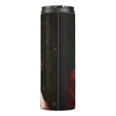 Boston Terrier mit Weihnachtsmann Weihnachten Thermosbecher (Rückseite)