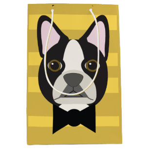 Boston Terrier Mittlere Geschenktüte