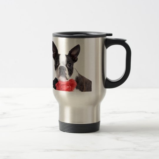 Boston Terrier Mollie Mäusekind Reisebecher