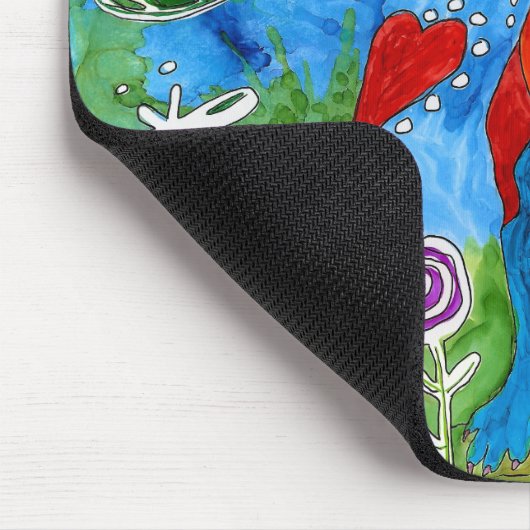 Boston Terrier Mousepad (Ecke)