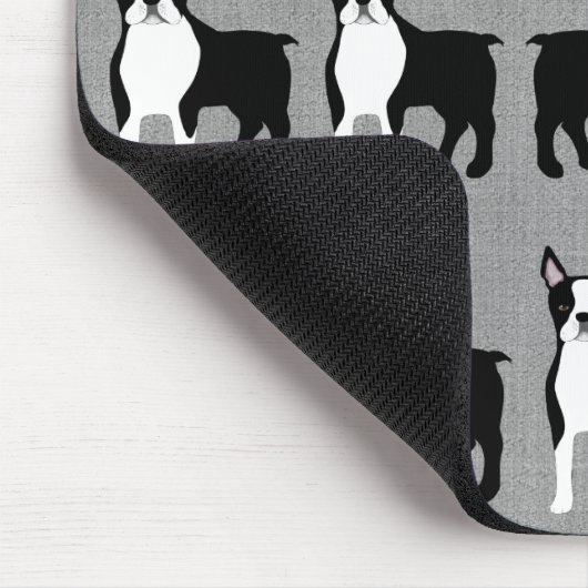 Boston Terrier Mousepad (Ecke)