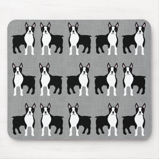 Boston Terrier Mousepad (Vorne)