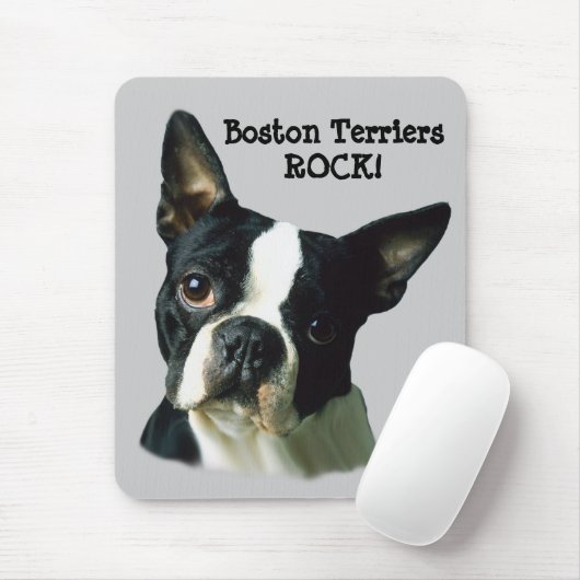 Boston Terrier Mousepad (Mit Mouse)