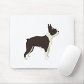 Boston Terrier Mousepad (Mit Mouse)