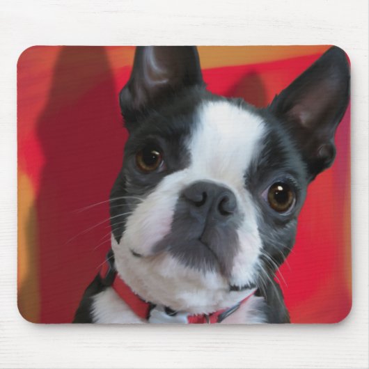 Boston Terrier Mousepad (Vorne)