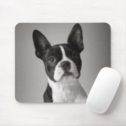 Boston Terrier Mousepad (Mit Mouse)