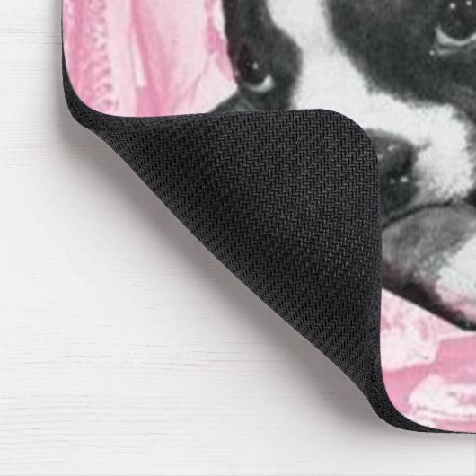 Boston Terrier mousepad (Ecke)