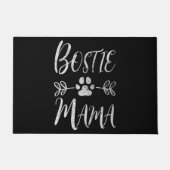 Boston Terrier Mutti, Boston Terrier Papa, Hundeli Fußmatte (Vorderseite)