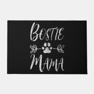 Boston Terrier Mutti, Boston Terrier Papa, Hundeli Fußmatte