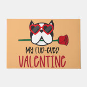 Boston Terrier Mutti, Boston Terrier Papa, Hundeli Fußmatte (Vorderseite)