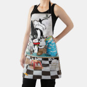 Boston Terrier nagelte es Schürze Mirabelle (InSitu)