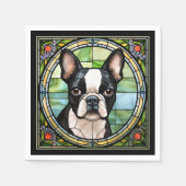 Boston Terrier Napkins Serviette (Vorderseite)