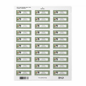 Boston Terrier Naughty Pup Labels (Vorne)