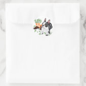 Boston Terrier Naughty Pup Sticker (Tasche)