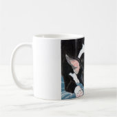 Boston-Terrier-Nickerchen Kaffeetasse (Links)