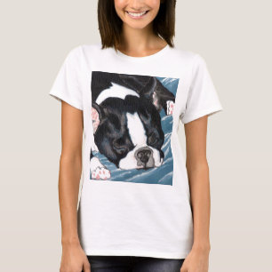 Boston-Terrier-Nickerchen T-Shirt