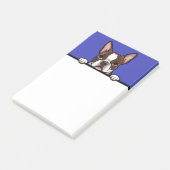 Boston Terrier Niedlich Boston Welpe Dog Lover Ges Post-it Klebezettel (angewinkelt)