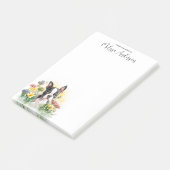 Boston Terrier Niedlich Puppy Personalisiert Dog L Post-it Klebezettel (angewinkelt)