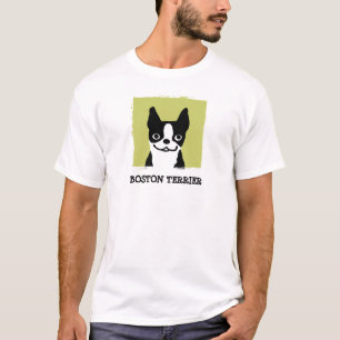 Boston Terrier Niedliche Hundewand T-Shirt