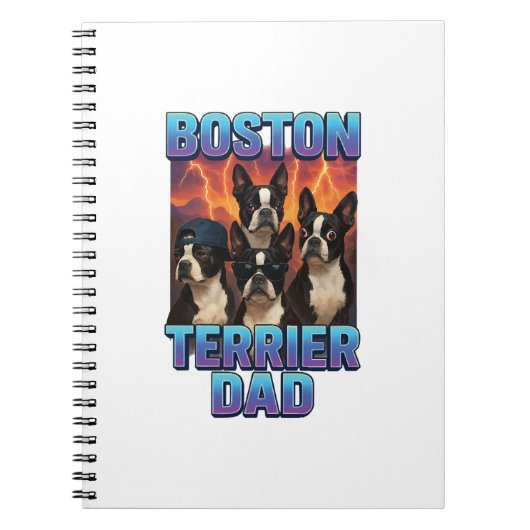 Boston Terrier Notizblock (Vorderseite)