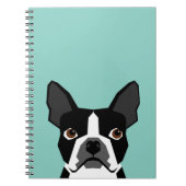 Boston Terrier Notizblock (Vorderseite)
