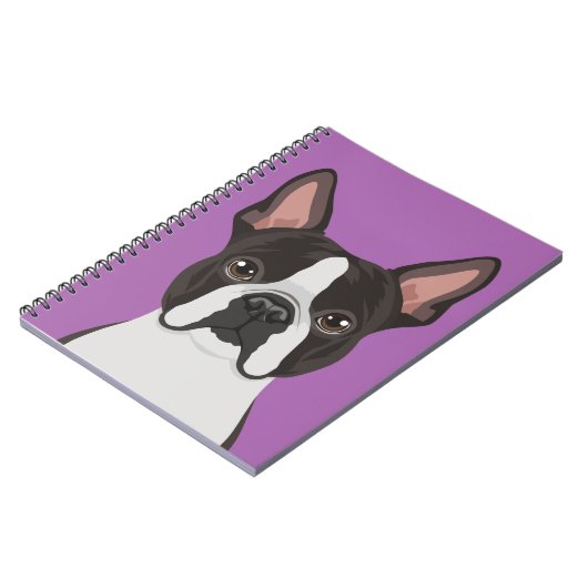 Boston Terrier Notizblock (Linke Seite)