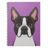 Boston Terrier Notizblock (Vorderseite)