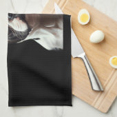 Boston Terrier - Oil Paint Classic T-Shirt Geschirrtuch (Viertel Falte)