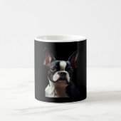 Boston Terrier - Oil Paint Classic T-Shirt Kaffeetasse (Mittel)