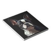 Boston Terrier - Oil Paint Classic T-Shirt Notizblock (angewinkelt)