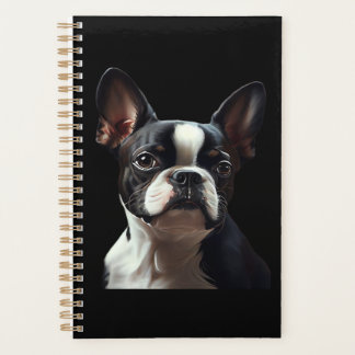 Boston Terrier - Oil Paint Classic T-Shirt Planer
