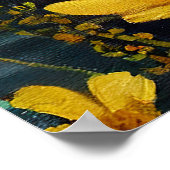 Boston Terrier on a Paddle: Ein Landschaftliches A Poster (Ecke)