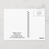 Boston Terrier Original Dog Postkarte (Rückseite)