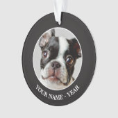 Boston Terrier Ornament (Vorderseite)