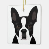 Boston Terrier Ornament (Links)