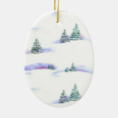 Boston Terrier Oval Ornament (Hinten)