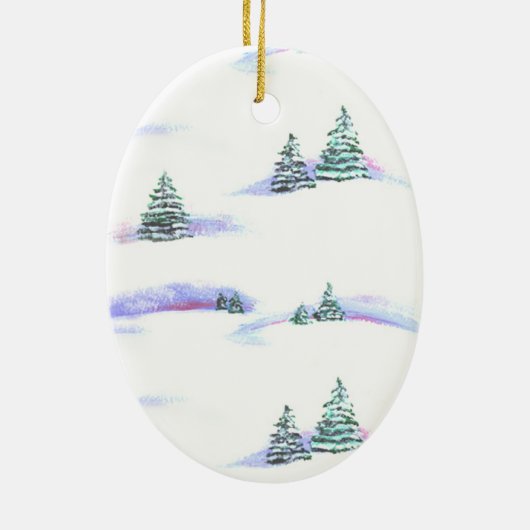 Boston Terrier Oval Ornament (Hinten)