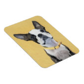 Boston Terrier Painting - Cute Original Dog Art Magnet (Rechte Seite)
