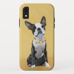 Boston Terrier Painting - Niedliche Original Dog A Case-Mate iPhone Hülle