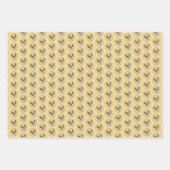 Boston Terrier Painting - Niedliche Original Dog A Geschenkpapier Set (Vorderseite)