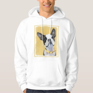 Boston Terrier Painting - Niedliche Original Dog A Hoodie