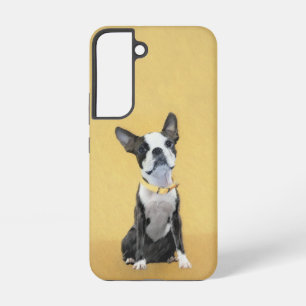 Boston Terrier Painting - Niedliche Original Dog A Samsung Galaxy Hülle
