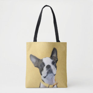 Boston Terrier Painting - Niedliche Original Dog A Tasche