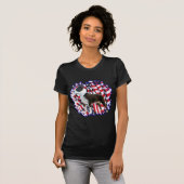 Boston Terrier Patriot T-Shirt (Vorne ganz)