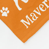 Boston Terrier Personalisiert Blanket Fleecedecke (Ecke)