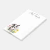 Boston Terrier Personalisiert Dog Lover Niedlich P Post-it Klebezettel (angewinkelt)