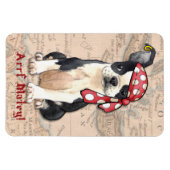 Boston Terrier Pirate Magnet (Horizontal)