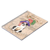 Boston Terrier Pirate Notizblock (Linke Seite)