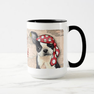 Boston Terrier Pirate Tasse